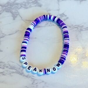 Women’s Taylor Swift speak now bracelet